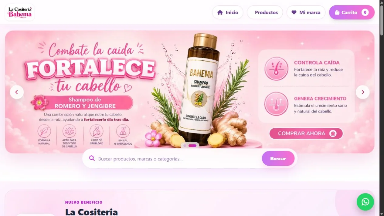 Tienda virtual de La Cositería Bahema
