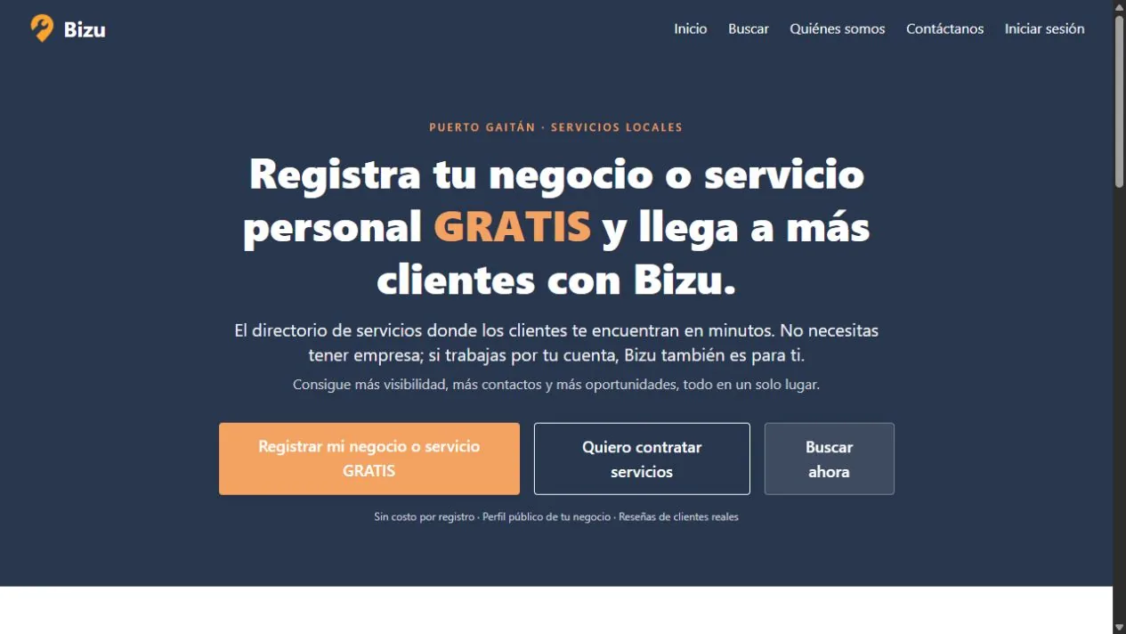 Plataforma Bizu
